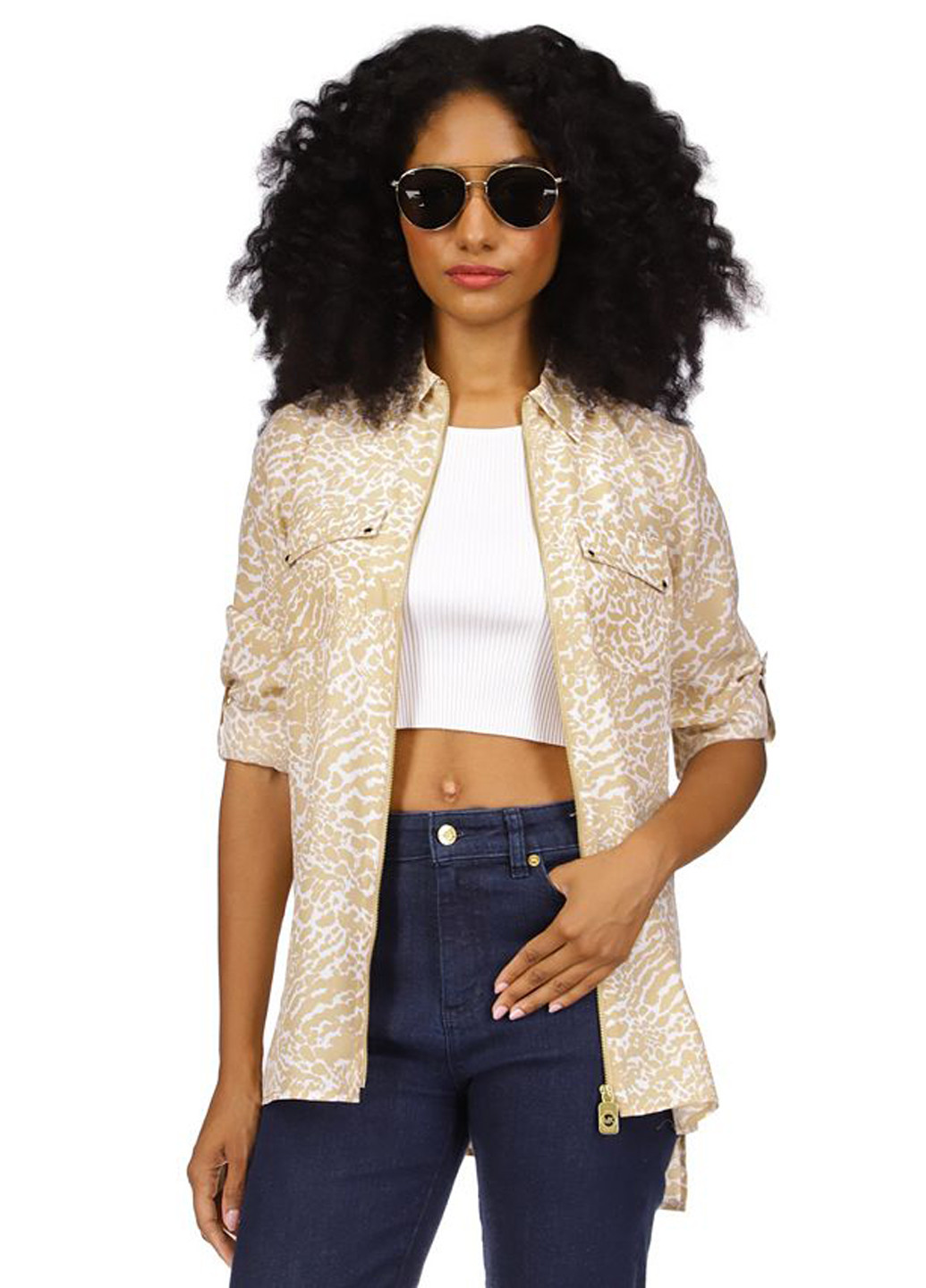 Песочная блуза Michael Kors