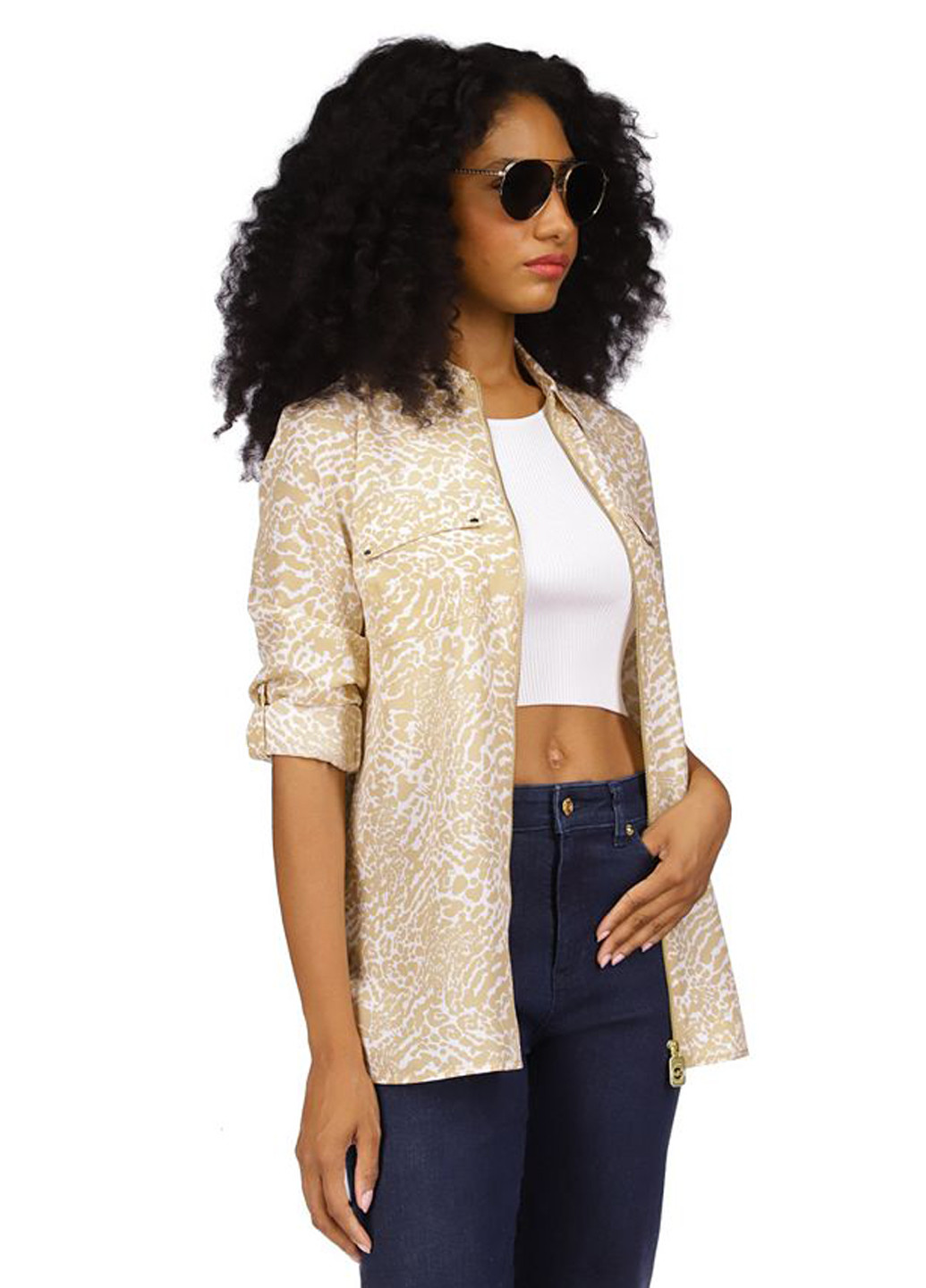 Песочная блуза Michael Kors