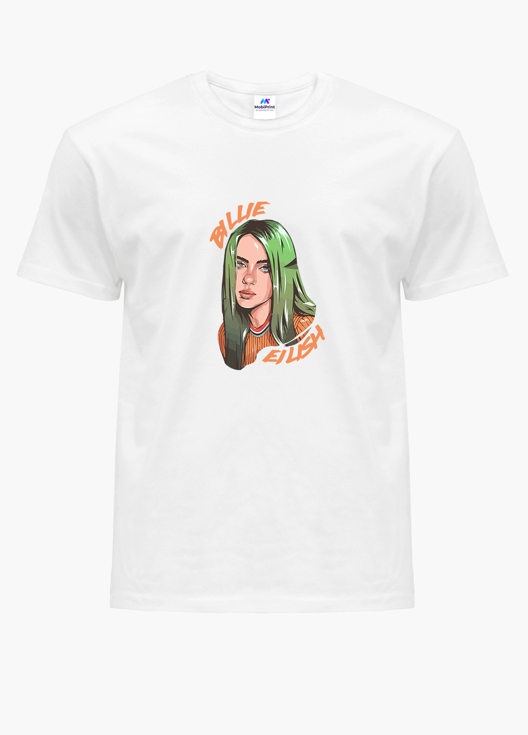 Біла демісезонна футболка дитяча билли айлиш (billie eilish) білий (9224-1599) 164 см MobiPrint