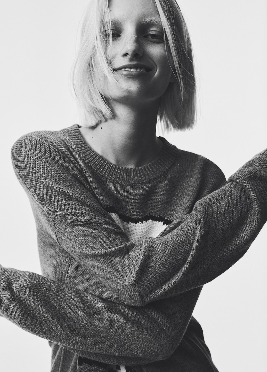 Сірий зимовий джемпер джемпер H&M