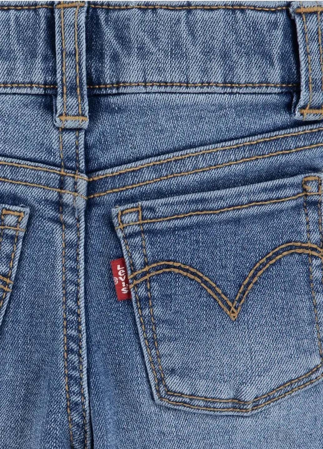 Білий демісезонний комплект (лонгслів, джинси) Levi's