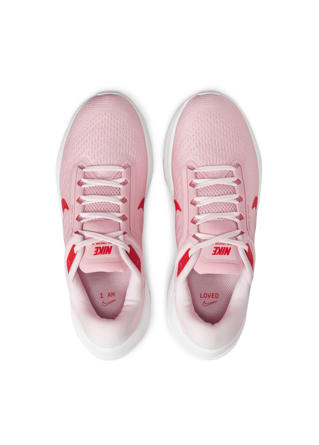 Кросівки DA8570-600 Nike AIR ZOOM STRUCTURE 24 рожеві демісезони (317235568)