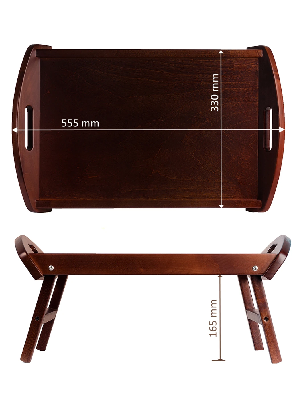 Столик для завтрака из натурального дерева (яблоня), 55х35см HouseWood (213430461)