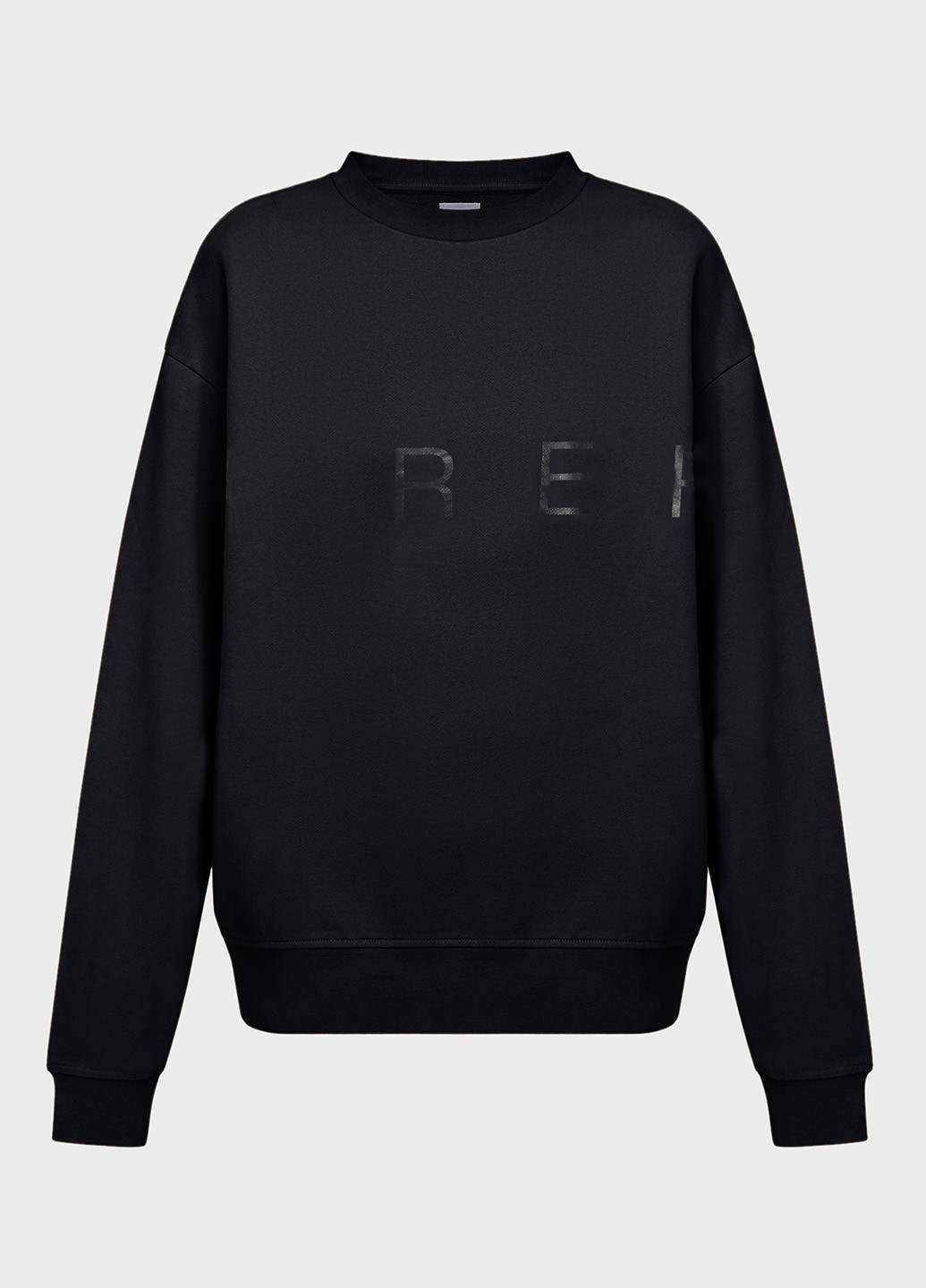 Чорний світшот Replay логотип без декору (315033548)