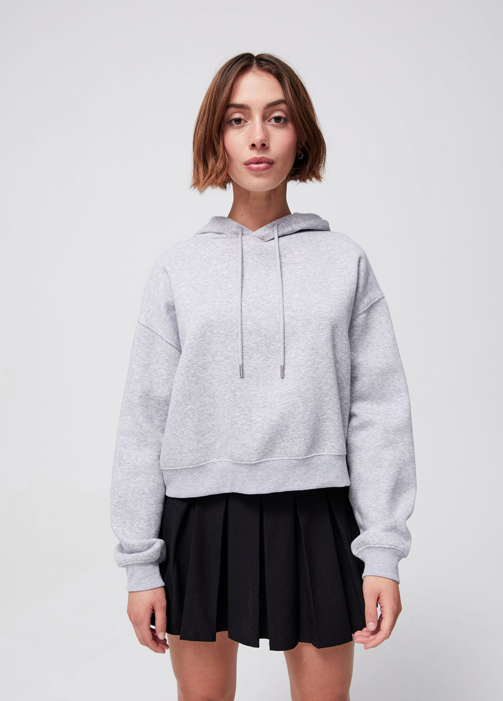 Черная кэжуал с надписью юбка Jennyfer клешированная