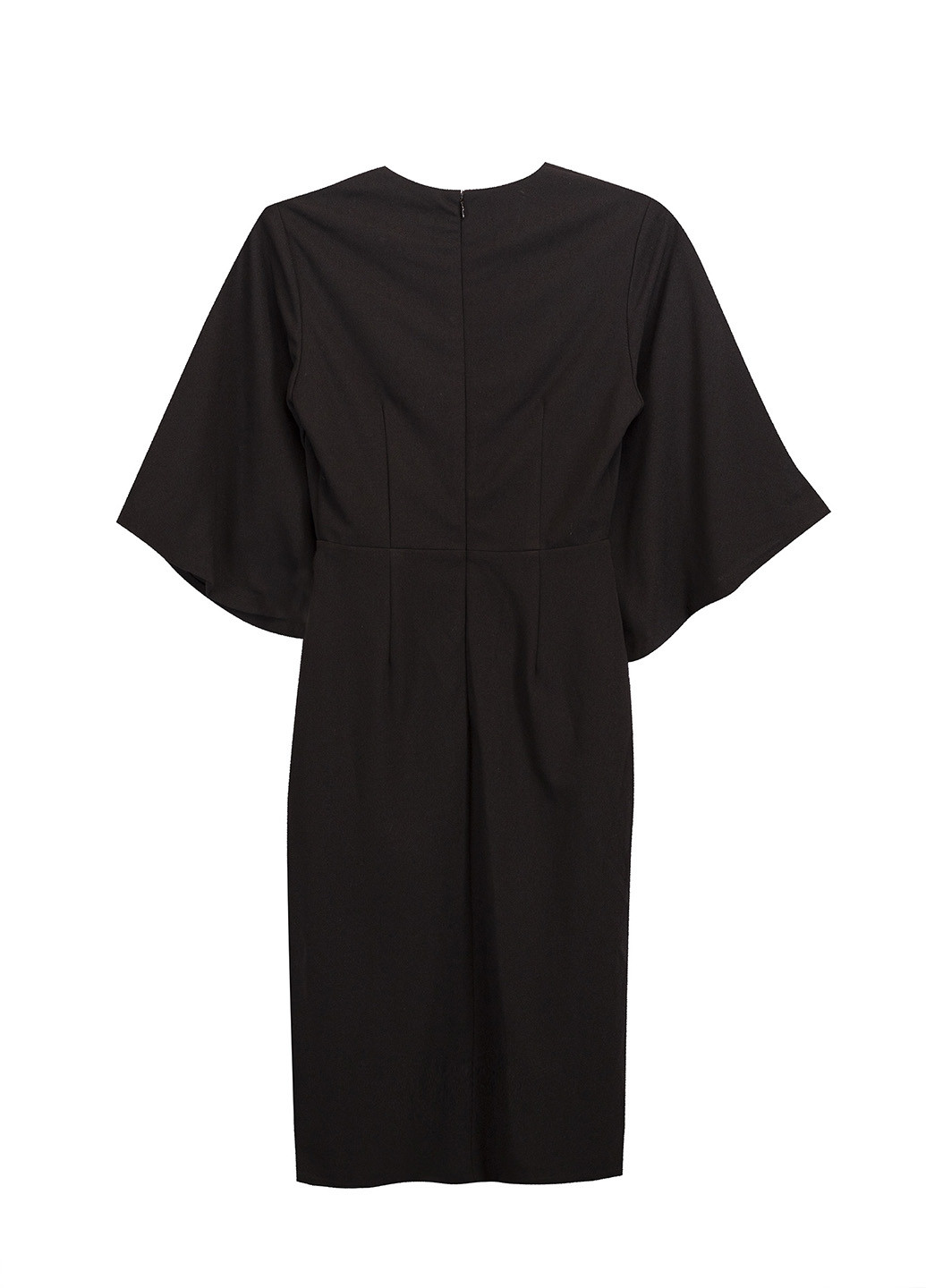 Черное кэжуал платье Lexi однотонное