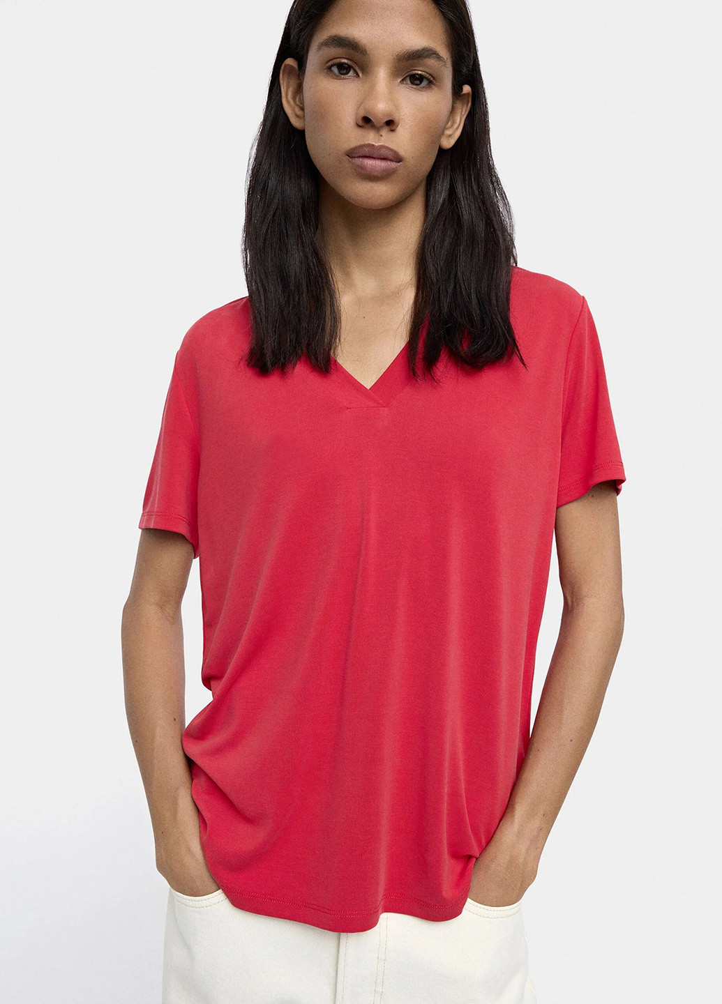 Красная блуза Parfois