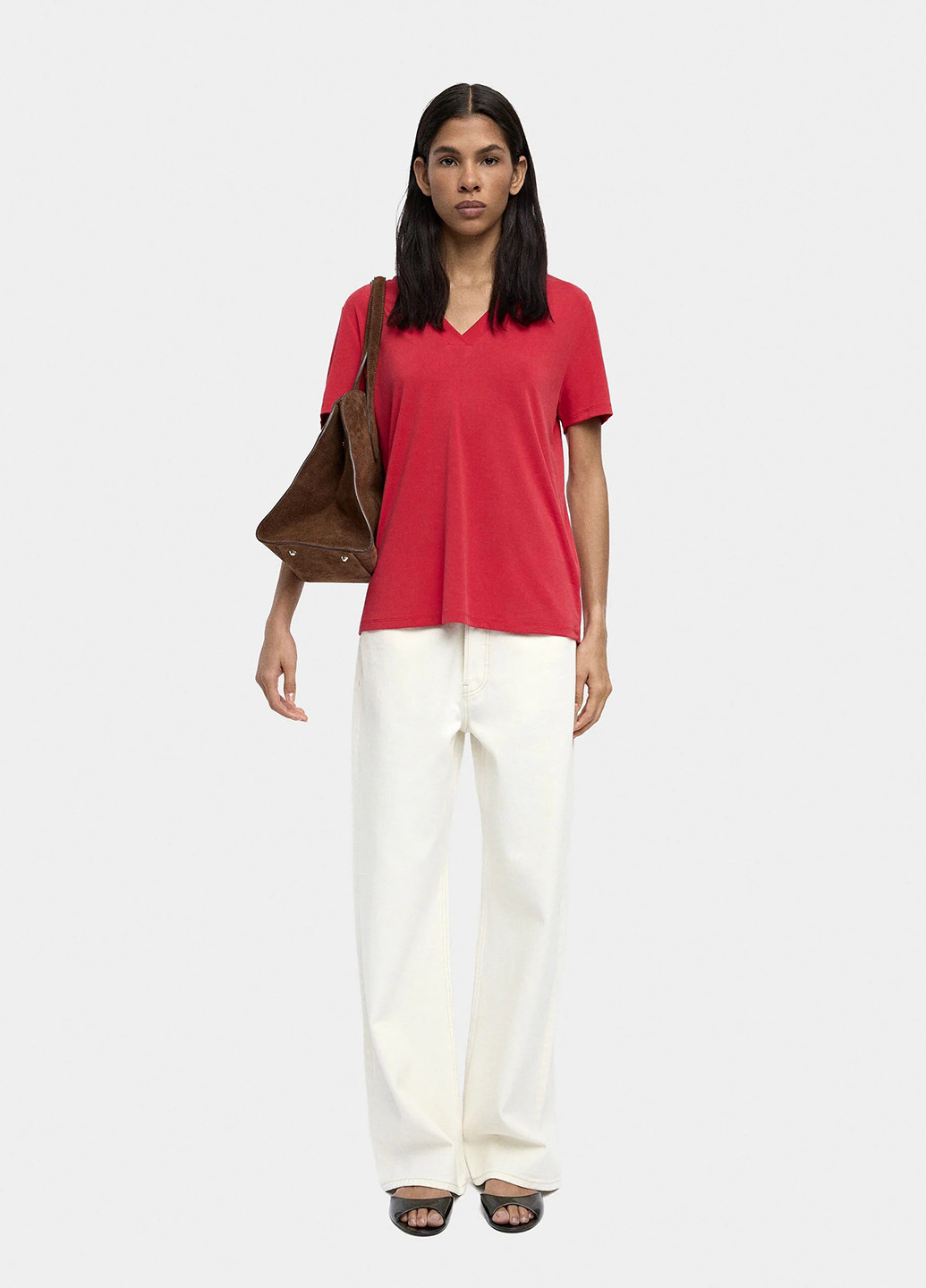 Красная блуза Parfois