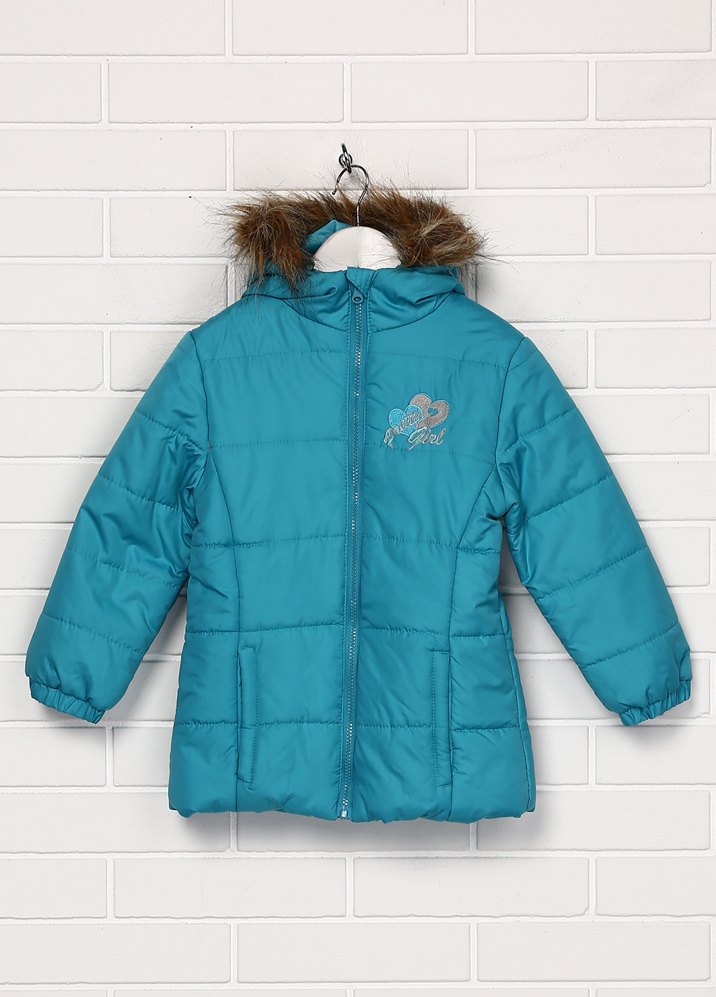 Голубая зимняя куртка Bode Zone