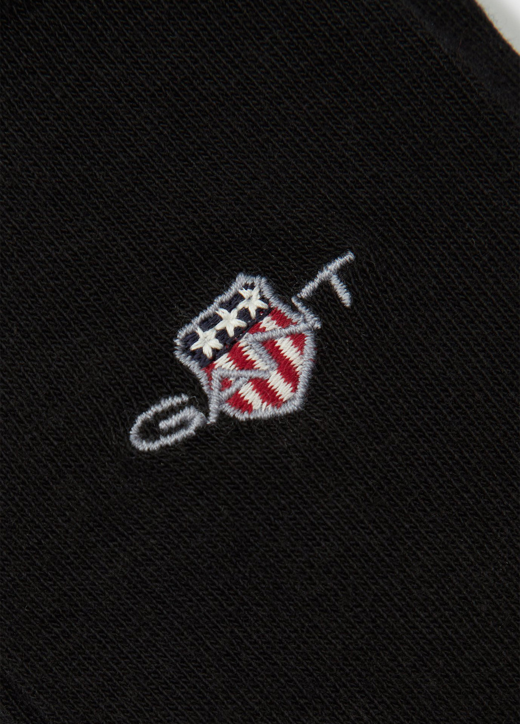 Чёрные носки (3 пары) Gant однотонные (322557432)
