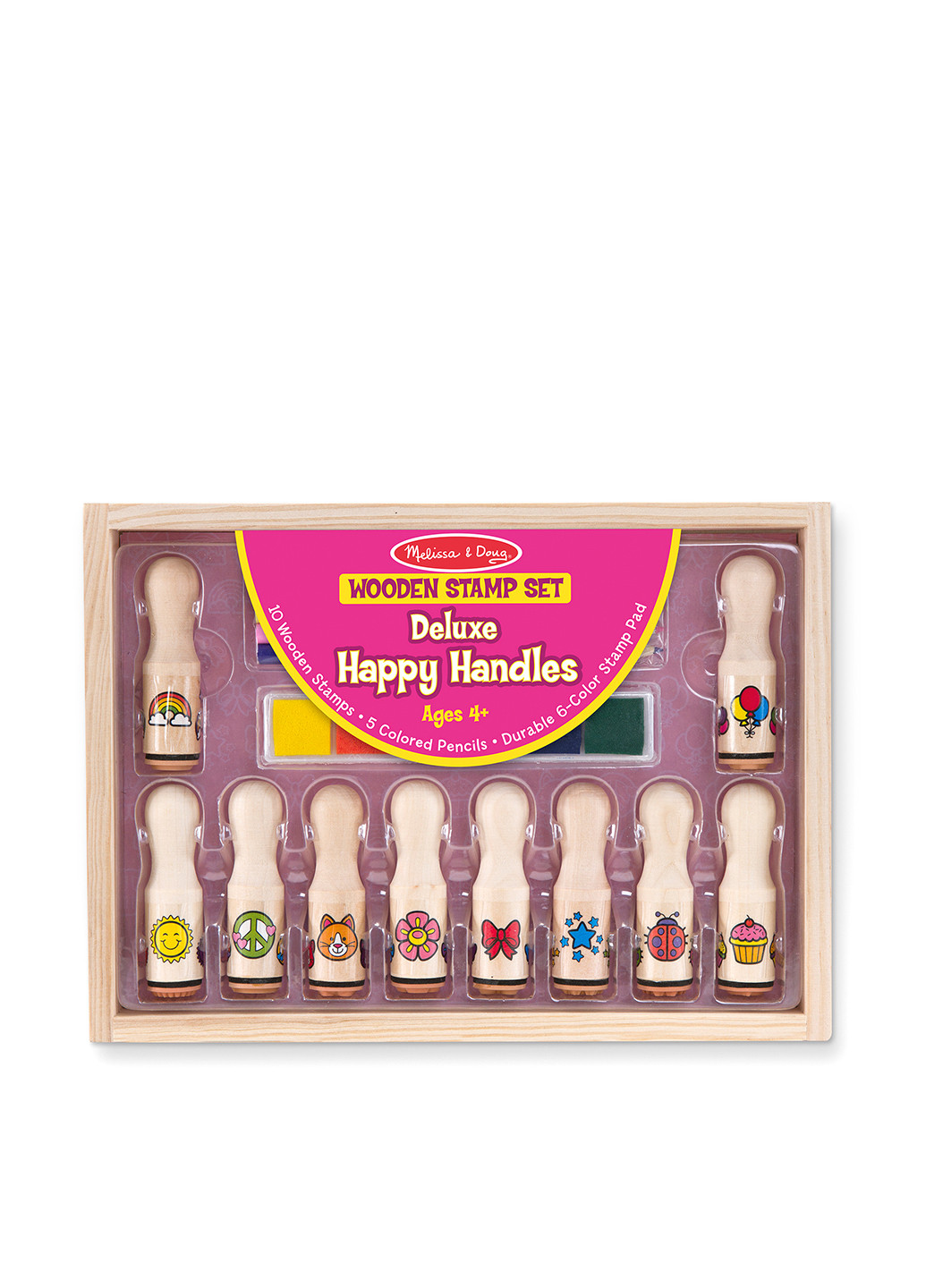 Набір штампом День народження (10 шт.), 19х25х3, 8 см Melissa & Doug (251317754)