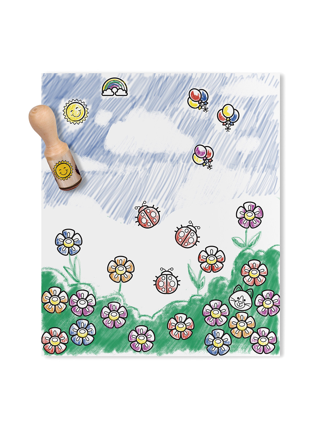 Набір штампом День народження (10 шт.), 19х25х3, 8 см Melissa & Doug (251317754)