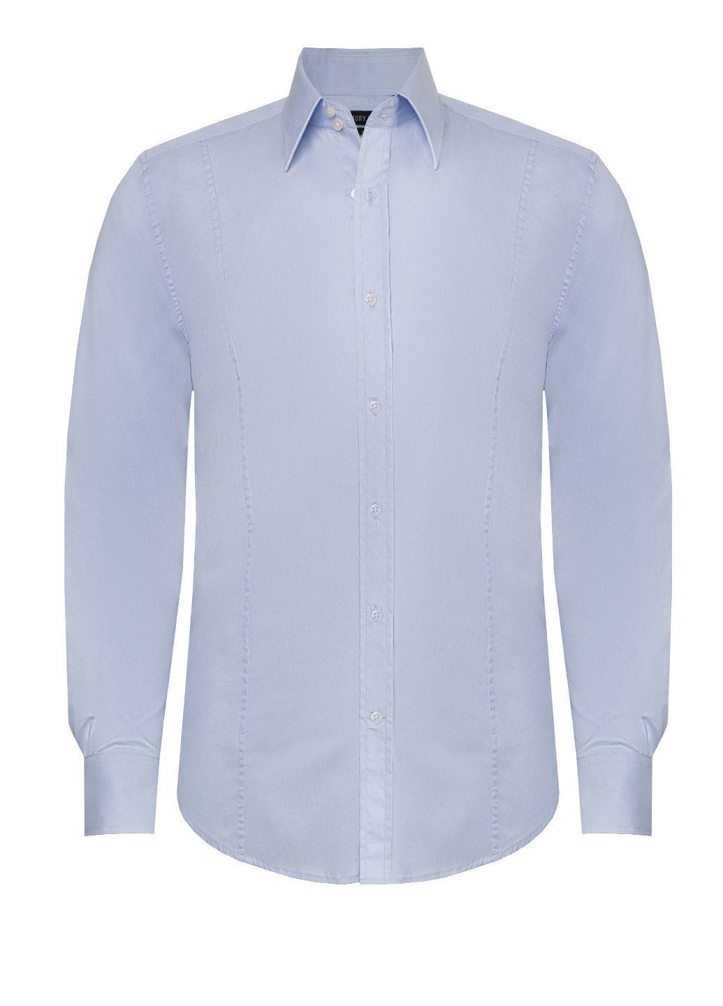Голубой классическая рубашка однотонная Antony Morato