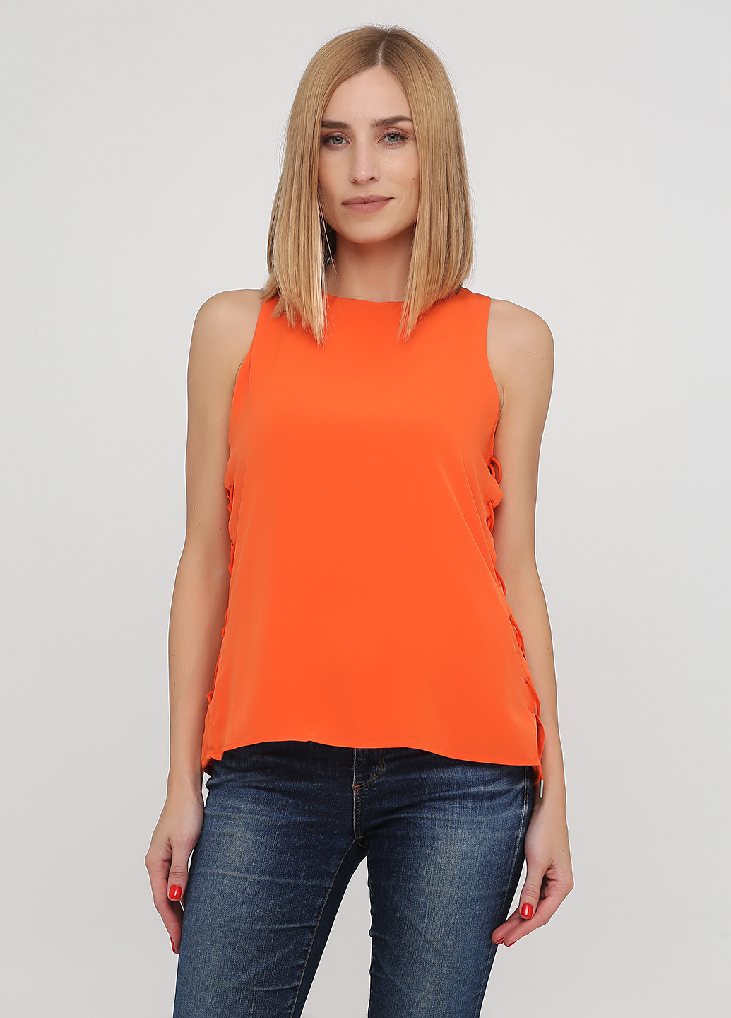 Оранжевая летняя блуза Ralph Lauren