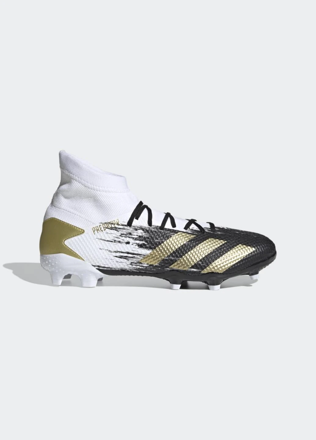Черно-белые футбольные бутсы fw9196 adidas
