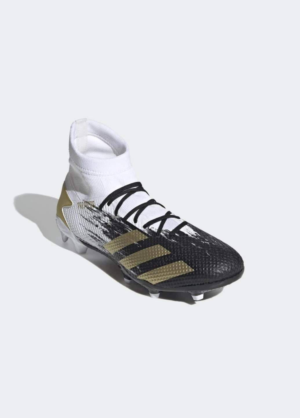 Черно-белые футбольные бутсы fw9196 adidas