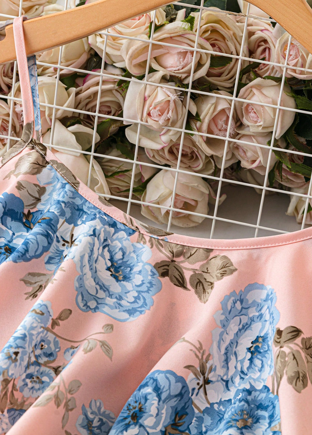 Комбінована кежуал сукня кльош, з відкритими плечима SHEIN з квітковим принтом