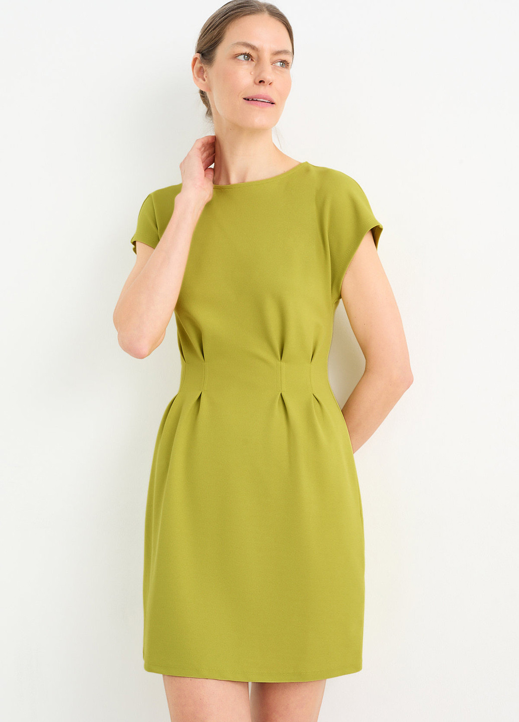 Салатова кежуал сукня футляр C&A однотонна