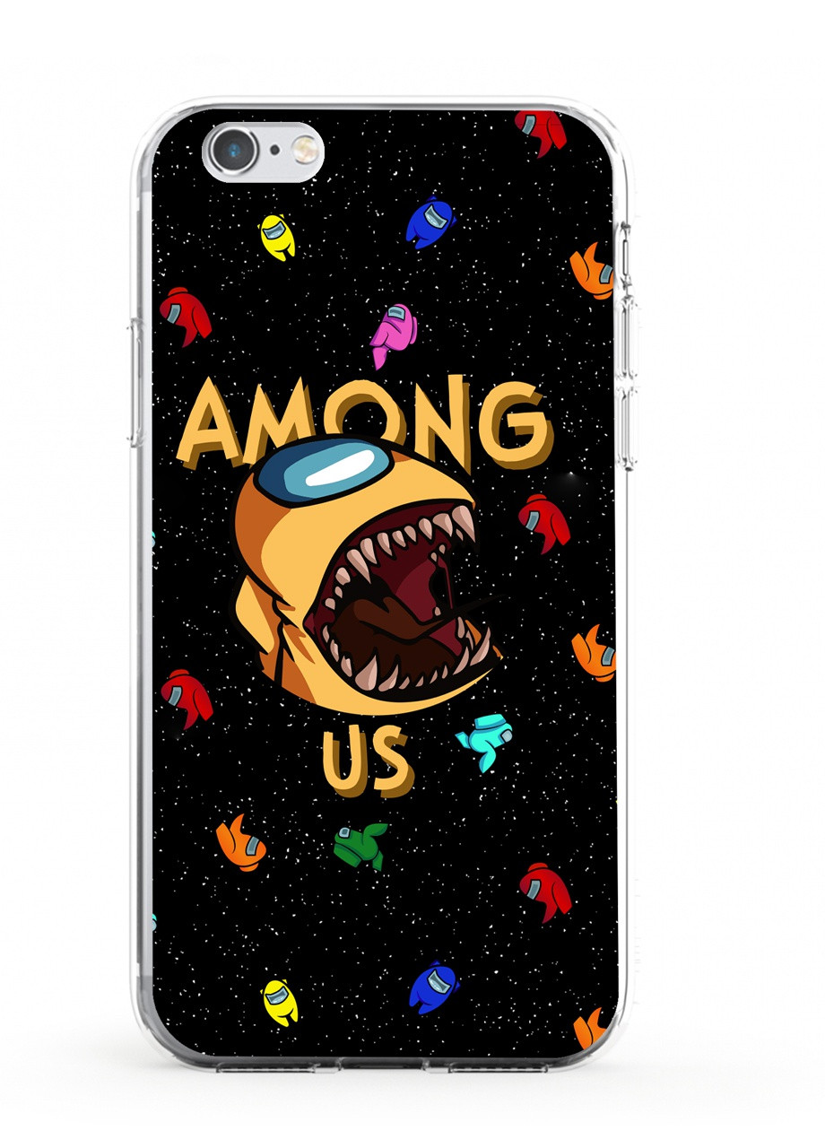 Чохол силіконовий Apple Iphone 6 Амонг Ас Жовтий (Among Us Yellow) (6937-2409) MobiPrint (219556158)