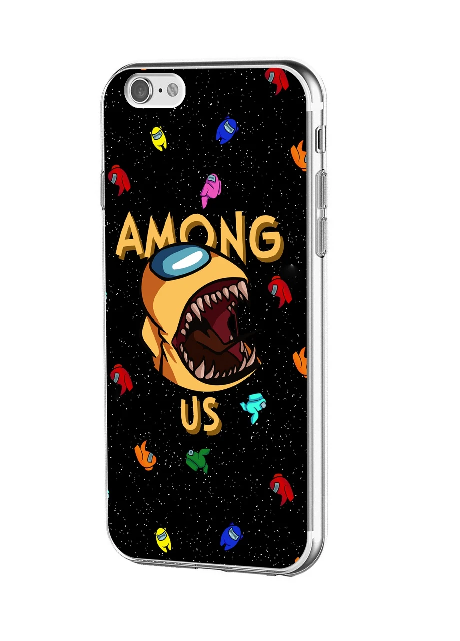 Чохол силіконовий Apple Iphone 6 Амонг Ас Жовтий (Among Us Yellow) (6937-2409) MobiPrint (219556158)