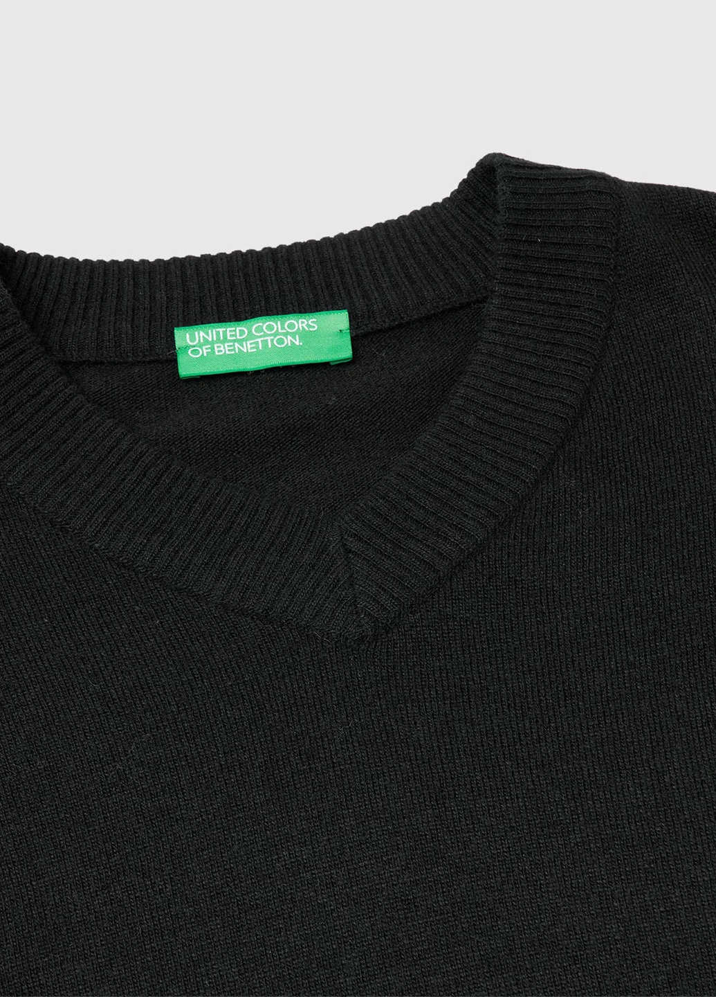 Чорний демісезонний пуловер пуловер United Colors of Benetton