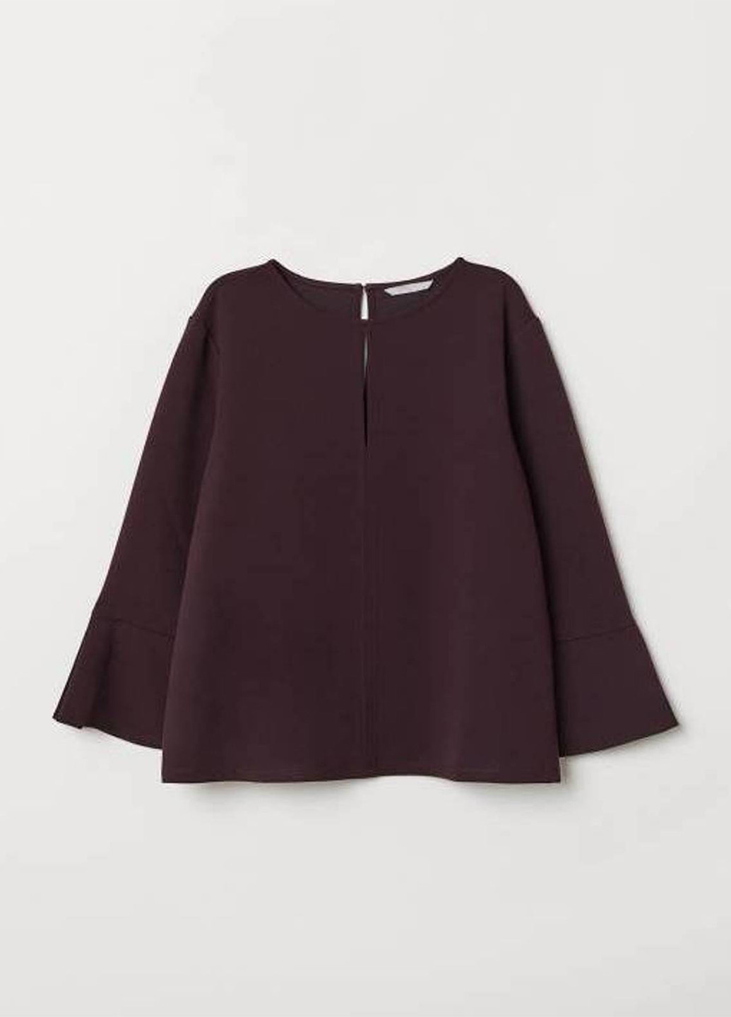 Темно-бордовая демисезонная блуза H&M