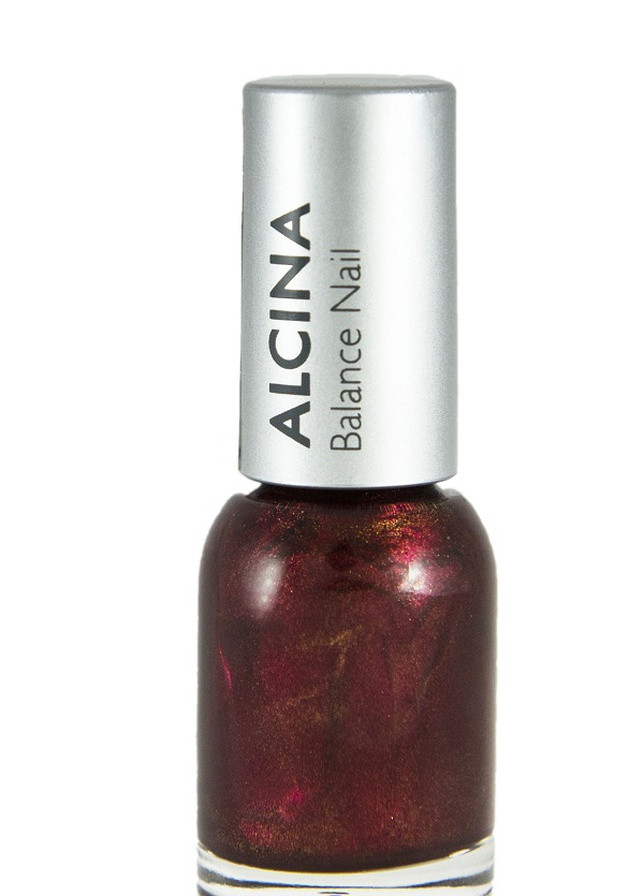 Лак для ногтей marsala 100 Alcina balance nail color (256365426)