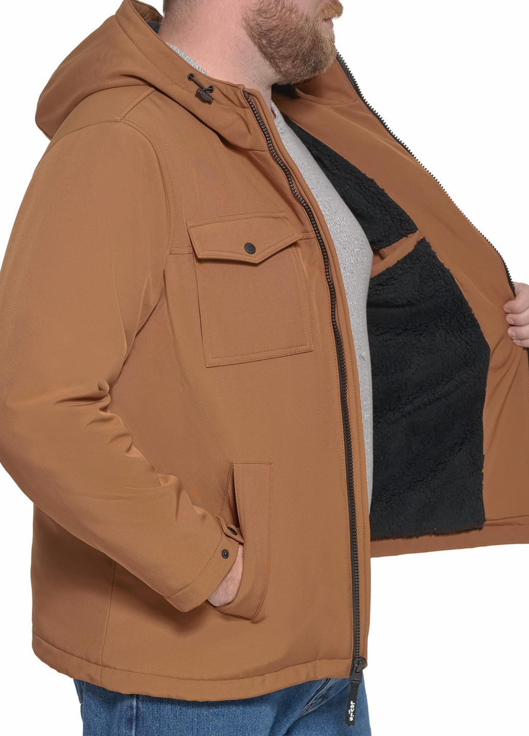 Коричнева демісезонна куртка Levi's