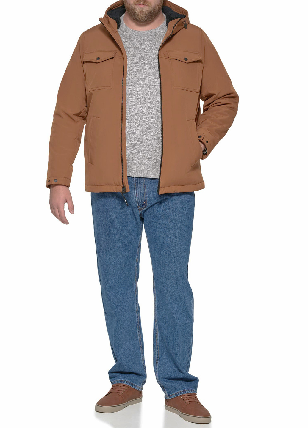 Коричнева демісезонна куртка Levi's