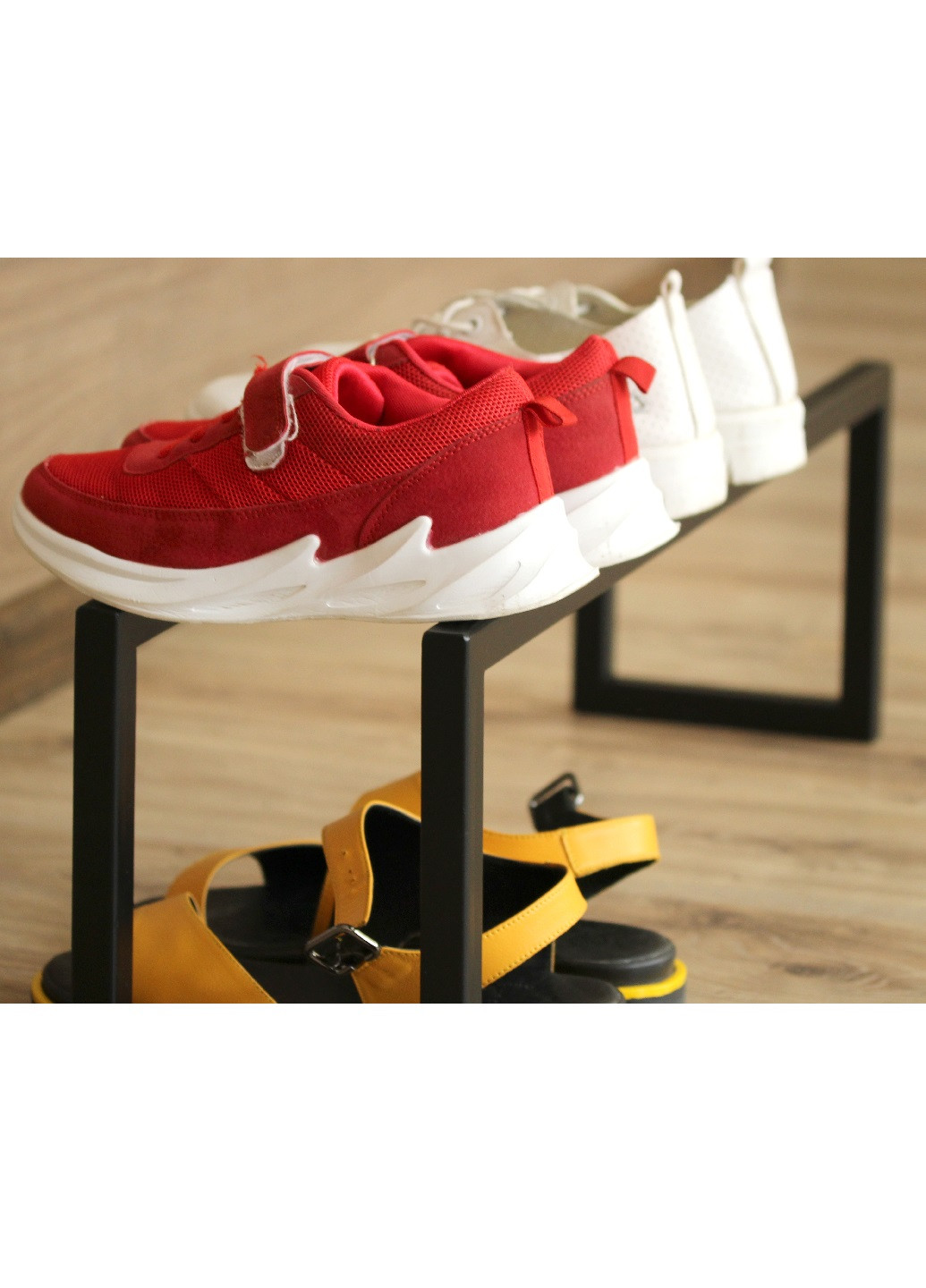 Полиця підставка органайзер стійка стелаж для взуття з металу 65х17х20 см (65101-Нов) Francesco Marconi (251208263)