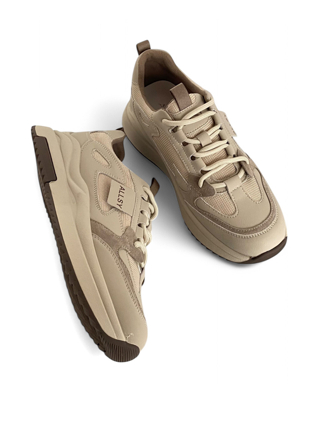 Кроссовки ALLSY бежевые демисезоны (323583039)