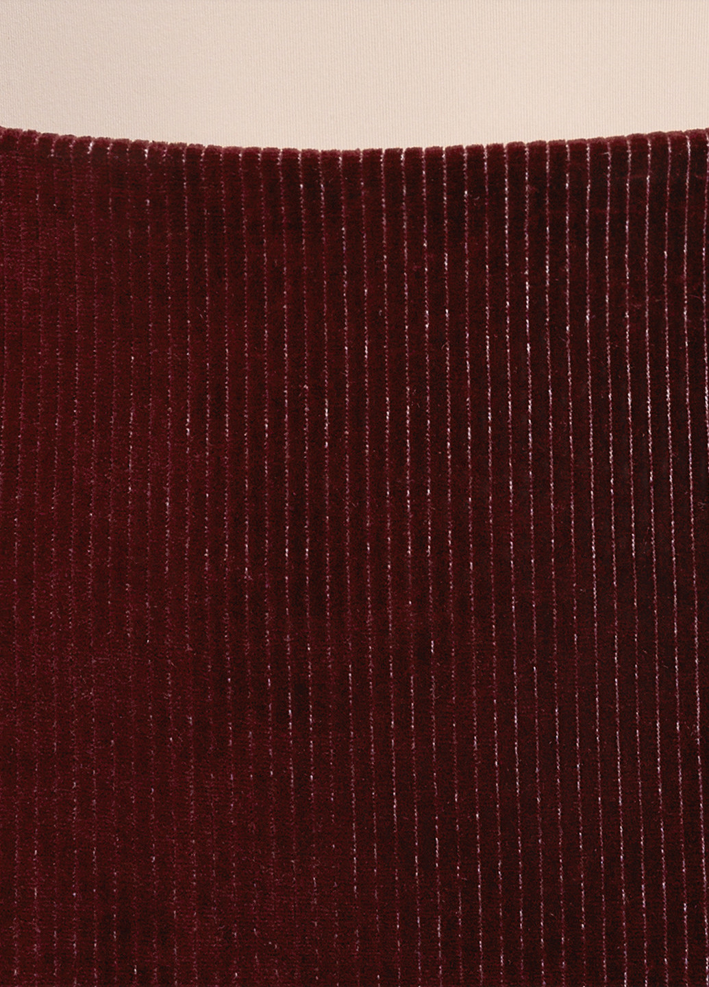 Красная кэжуал однотонная юбка Oodji мини