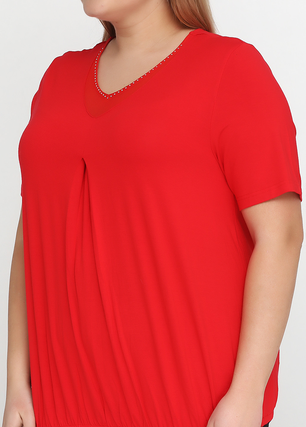 Червона літня блуза Brandtex Collection