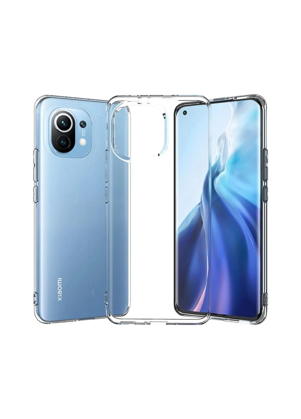 Чохол для мобільного телефону Xiaomi Mi 11 Lite Transparancy (706075) BeCover (252570676)