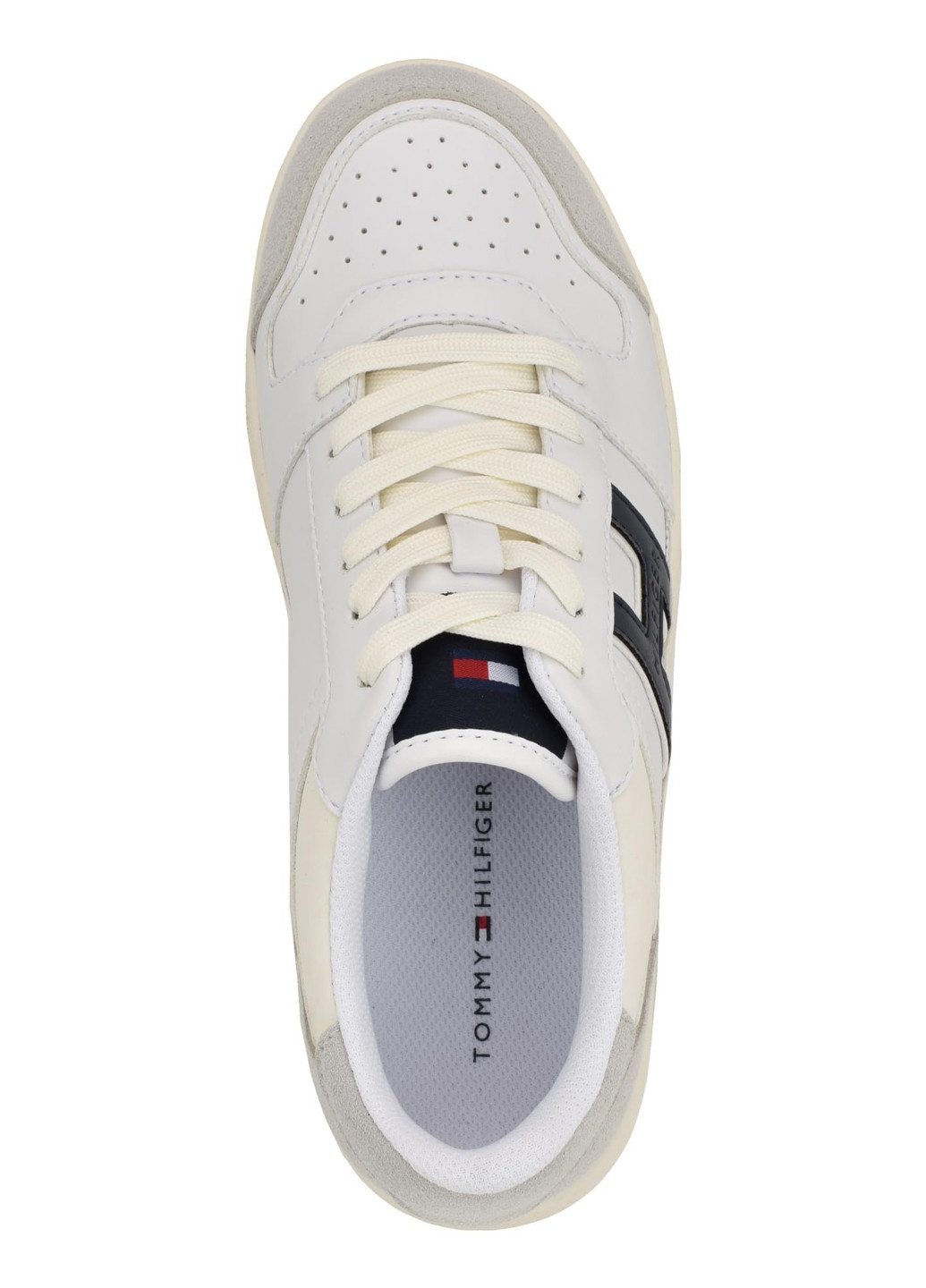 Белые демисезонные кроссовки Tommy Hilfiger