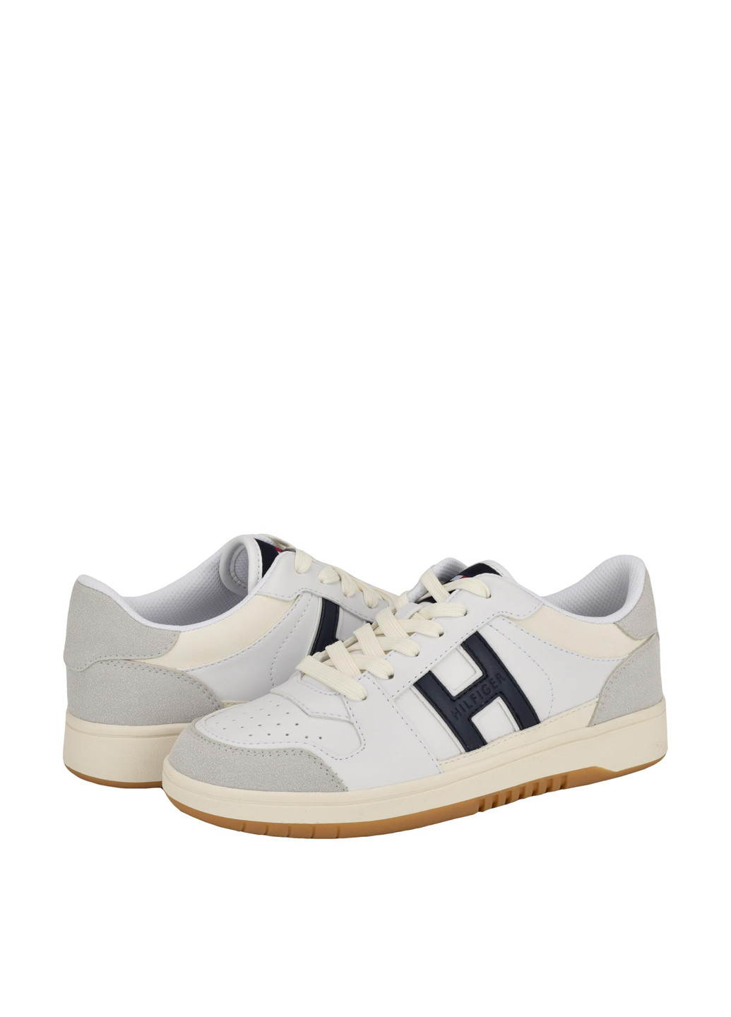 Белые демисезонные кроссовки Tommy Hilfiger