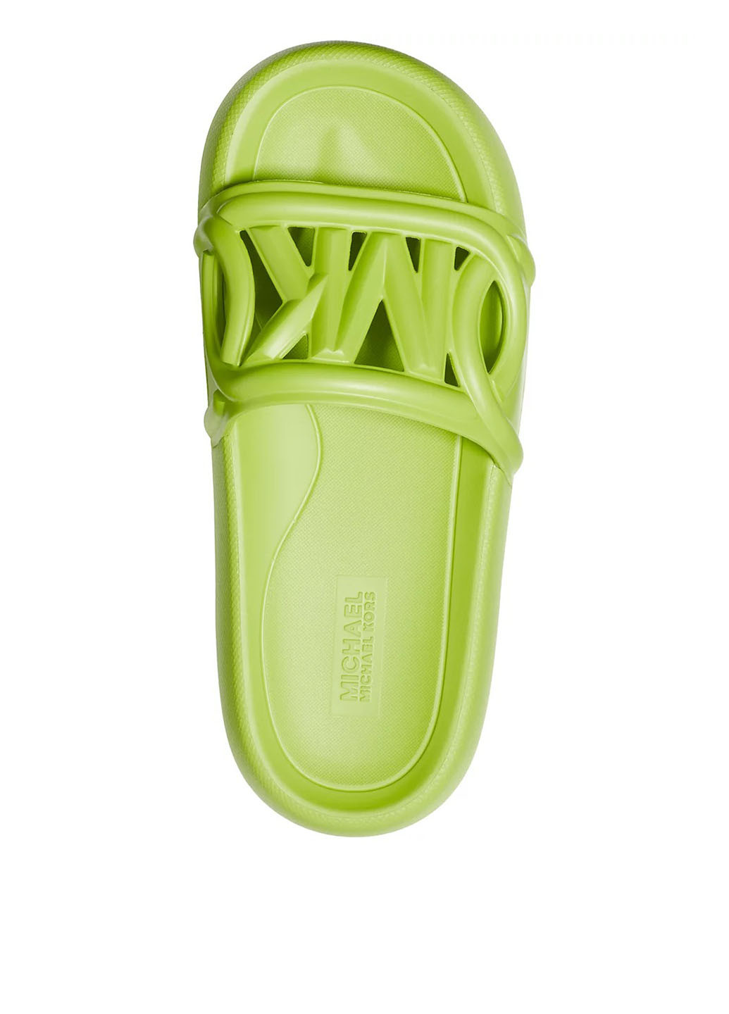 Зеленые шлепанцы Michael Kors