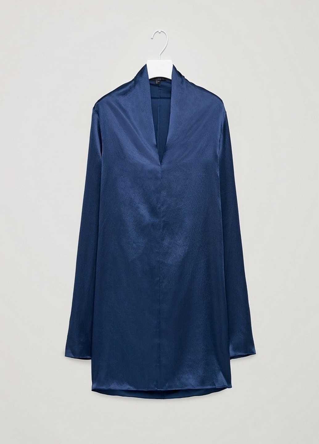 Темно-синее кэжуал платье Cos однотонное