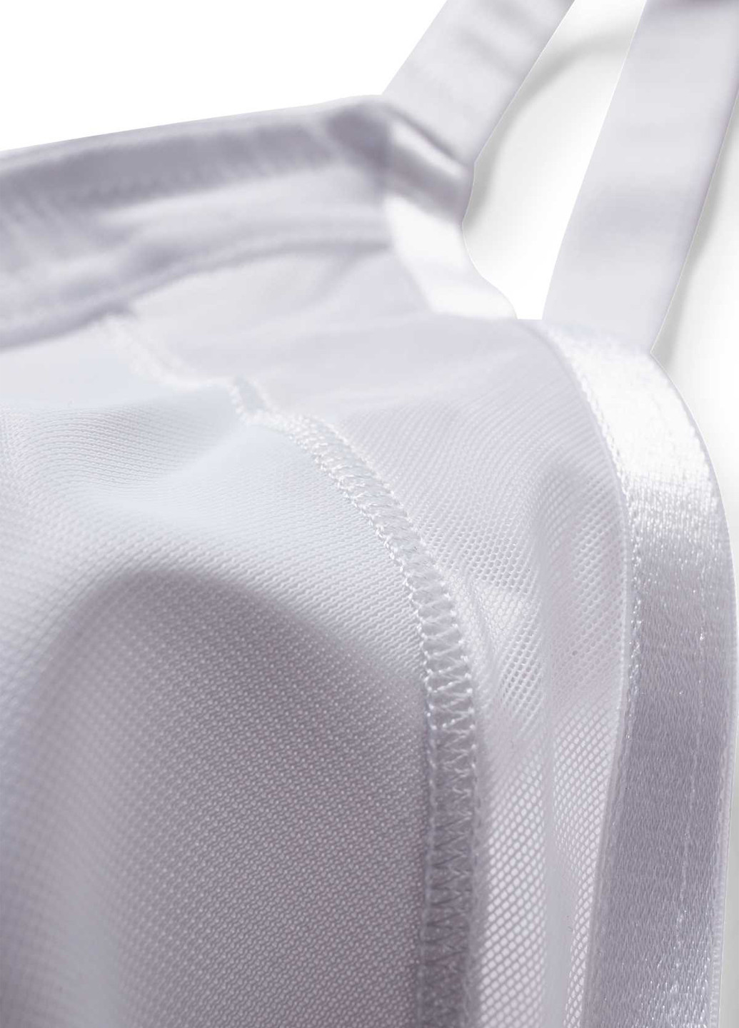 Белый бралетт бюстгальтер C&A без косточек полиэстер