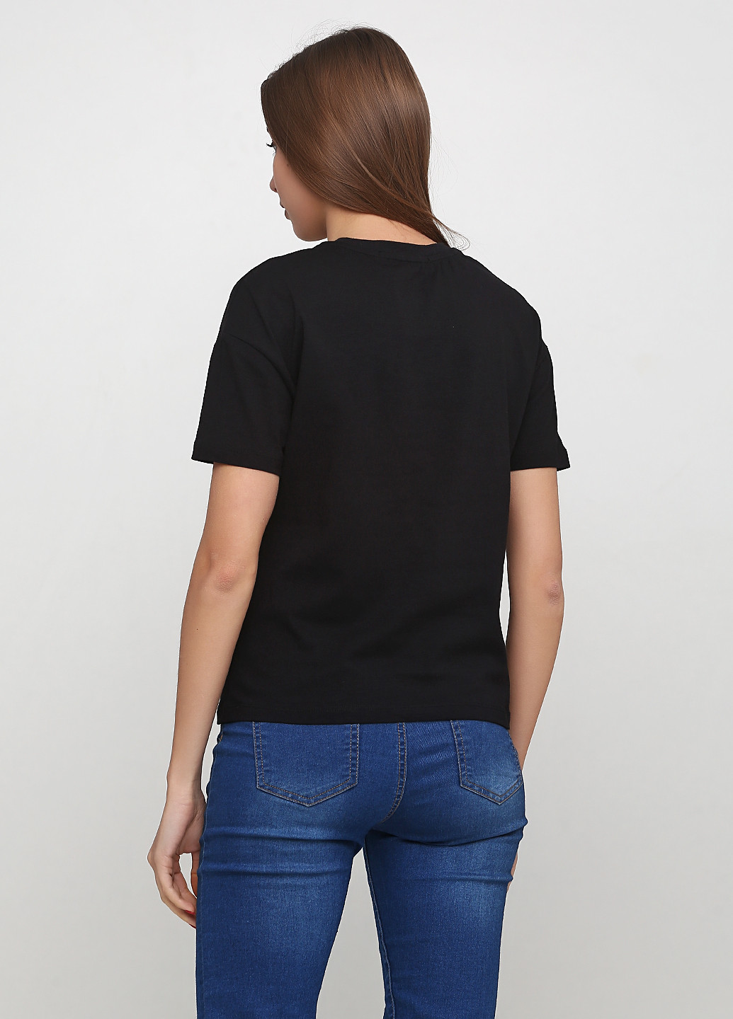 Чорна літня футболка Madoc Jeans
