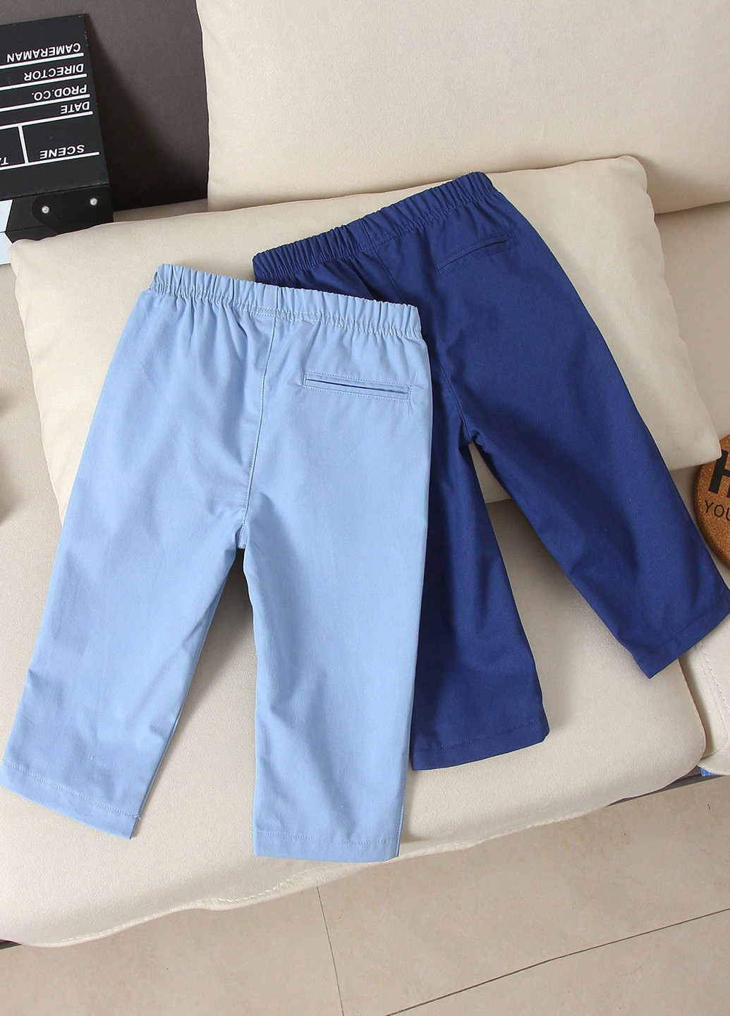 Комбинированные кэжуал демисезонные брюки прямые SHEIN