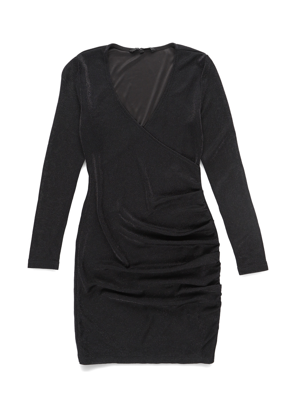 Чорна кежуал сукня на запах Vero Moda однотонна