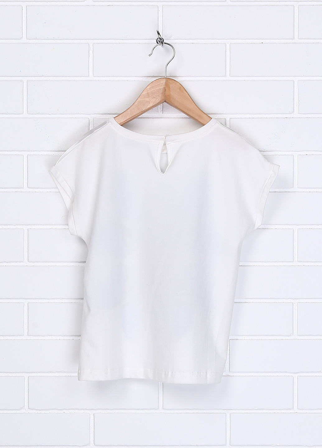 Белая летняя футболка с коротким рукавом Versace