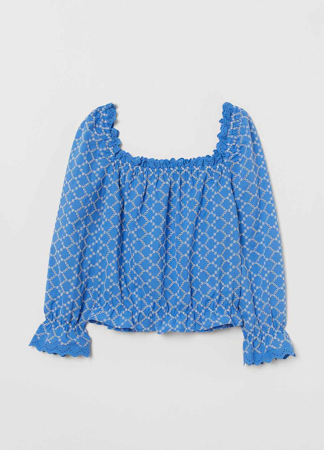 Світло-синя літня блуза H&M