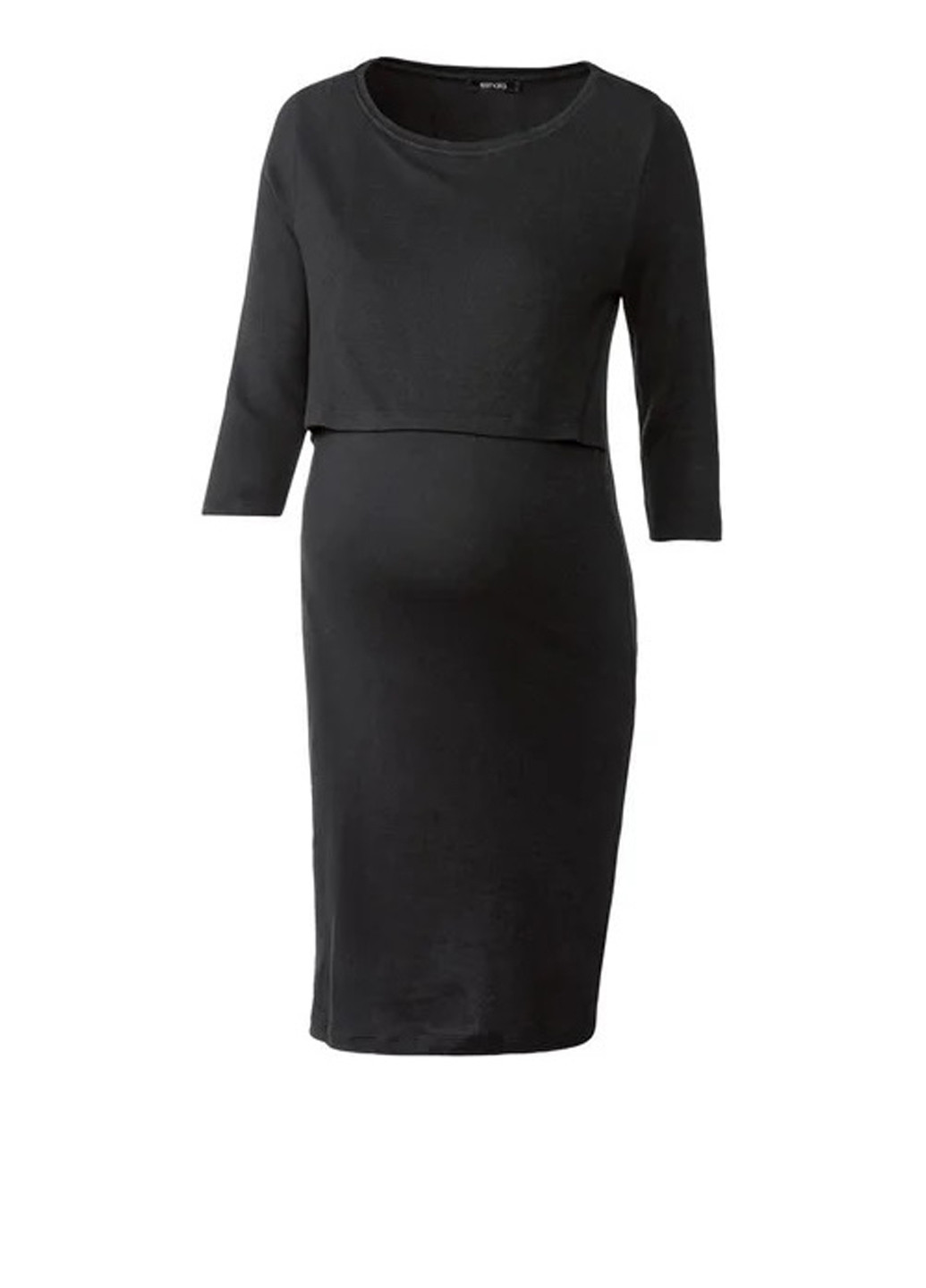 Черное кэжуал платье для беременных Esmara однотонное