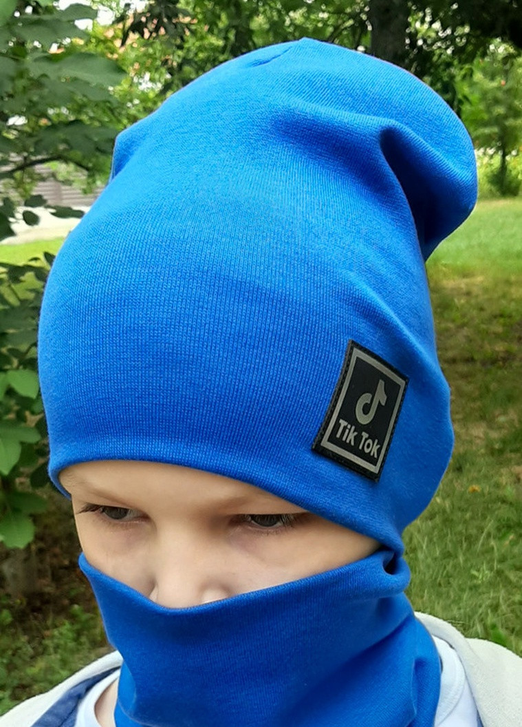 Детская шапка с хомутом КАНТА размер 52-56, синий (OC-253) Канта (212242505)