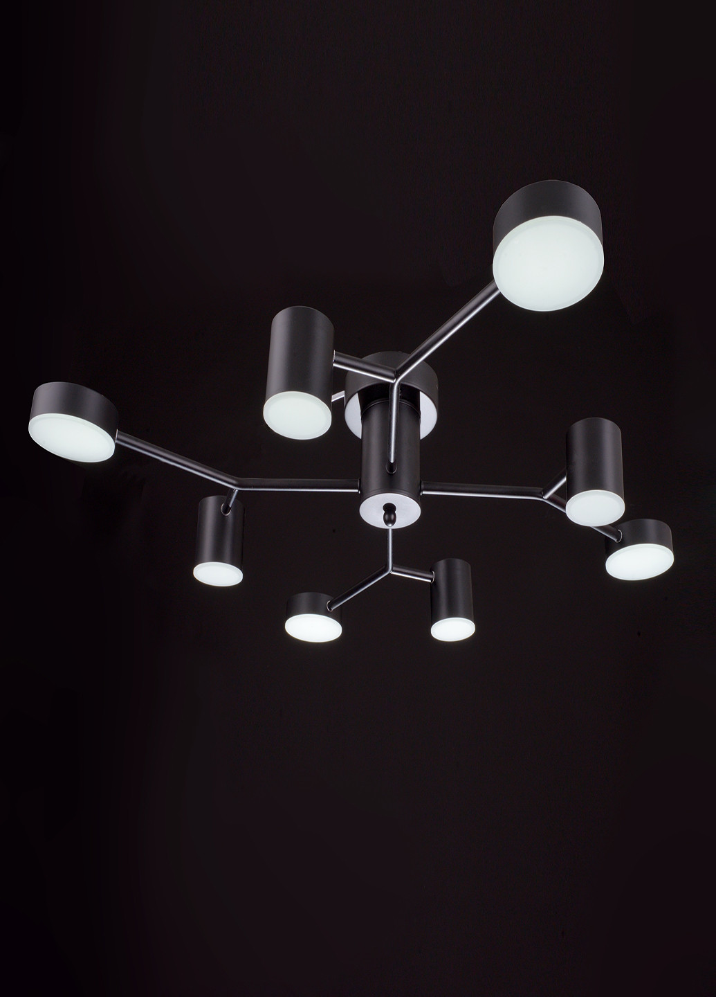 Світлодіодна люстра BR-01 634/8 LED 56W BK Brille (251891820)