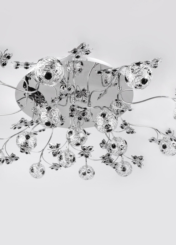 Люстра галогенная для натяжного потолка флористика BCL-107S/16 CHR Brille (253887432)