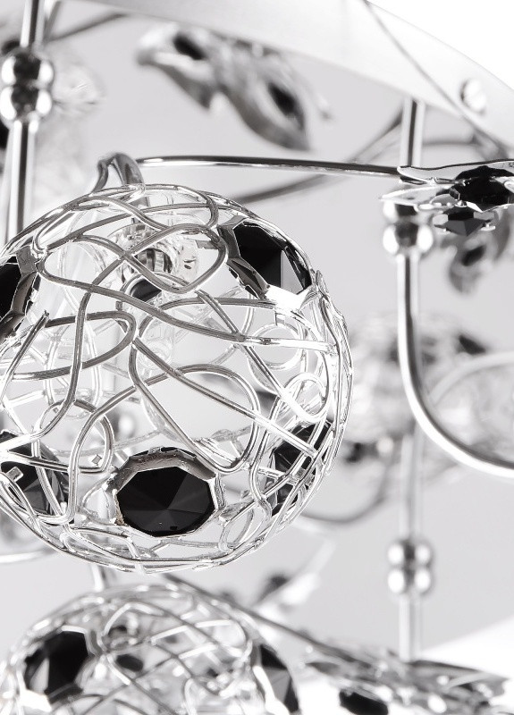 Люстра галогенная для натяжного потолка флористика BCL-107S/16 CHR Brille (253887432)