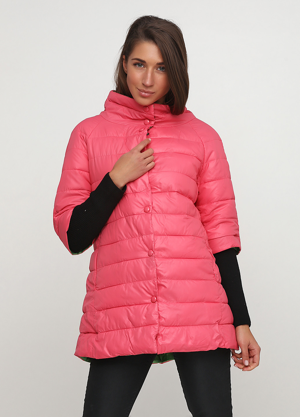 Розовая демисезонная куртка BXJY